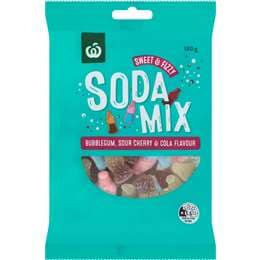 Woolworths Fizzy Soda Mix Lollies 180g