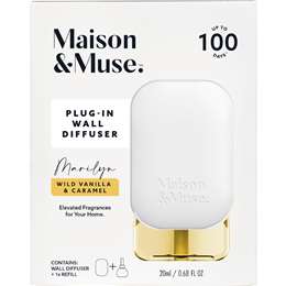 Maison & Muse Plug In Wall Diffuser Wild Vanilla & Caramel Marilyn 20mL