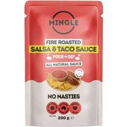 Mingle Fire Roasted Salsa & Taco Sauce 200g
