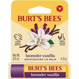Burt's Bees Moisturising Lip Balm Lavendar Vanilla 4.25g