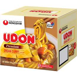 Nongshim Udon Noodles Cream Curry 3 pack