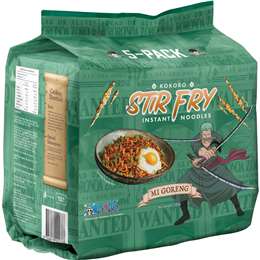 Kokoro Stir Fry Instant Noodles Mi Goreng 5 pack