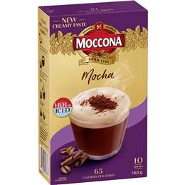 Moccona Coffee Sachets Mocha 10 pack