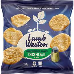 Lamb Weston Jumbo Potato Cake Scallops Chicken Salt 750g