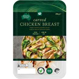 Woolworths Carved Chicken Breast 250g