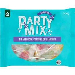 Woolworths Party Mix Lollies 50 pack