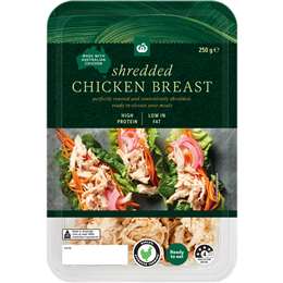 Woolworths Shredded Chicken Breast 250g