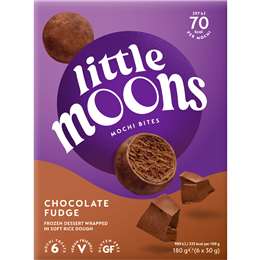 Little Moons Mochi Bites Chocolate Fudge 30g x 6 pack