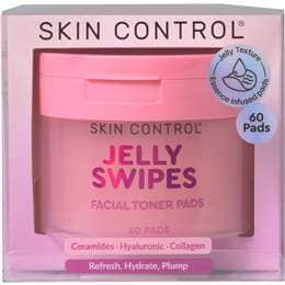Skin Control Jelly Swipes Facial Toner Pads 60 pack