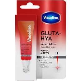 Vaseline Gluta-Hya Tinted Serum Lip Gloss Cherry Crush 10mL