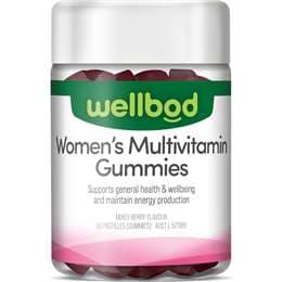 Wellbod Women's Multivitamin Gummies 60 pack