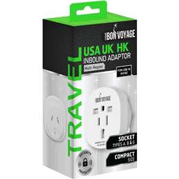 Crest Bon Voyage Inbound Adaptor USA UK & HK each