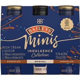Baileys Indulgence Collection Bottles 100mL x 3 pack