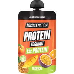 Muscle Nation Protein Yoghurt Pouch Tropical 150g