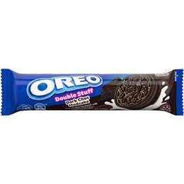 Oreo Double Stuff Dark Choc Mudcake Cookies 136g