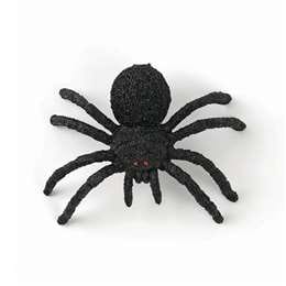 Halloween Animal Decoration Black Spider each