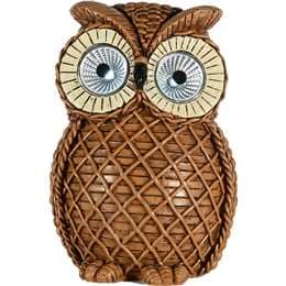 Mirabella Solar Rattan Look Animal Owl each
