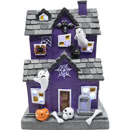Halloween Light Up Tabletop Decoration House each