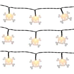 Mirabella Halloween LED String Lights Skull 1.7m each