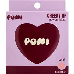 Poni Cheeky AF Powder Blush Coral 4g