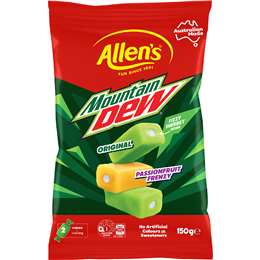 Allen's Mountain Dew Chews 150g