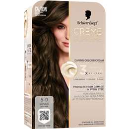 Schwarzkopf Creme Supreme 5-0 Natural Brown Hair Dye each