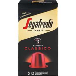 Segafredo Classico Coffee Capsules 10 pack