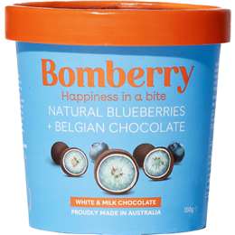 Bomberry Frozen Milk & White Chocolate Blueberries 150g