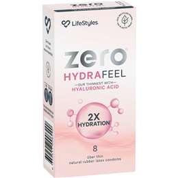 Lifestyles Zero Hydrafeel Condoms 8 pack