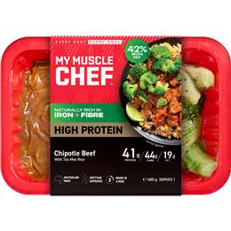 My Muscle Chef Chipotle Beef & Tex Mex Rice 400g