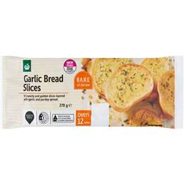 Woolworths Garlic Bread Slices 270g
