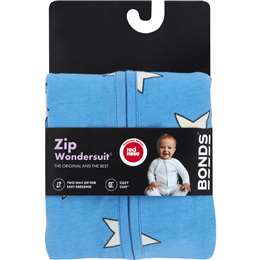 Bonds Baby Zippy Wondersuit Size 0 Assorted each
