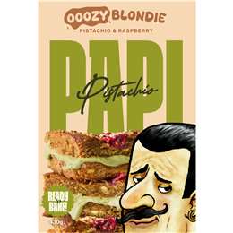 Pistachio Papi Ooozy Blondie Raspberry & Pistachio 430g