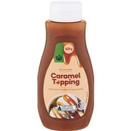 Woolworths Caramel Topping 620g