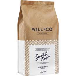 Will & Co Sweet Ride Coffee Beans 500g