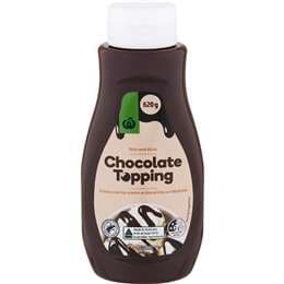 Woolworths Chocolate Topping 620g