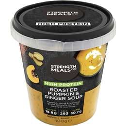Strength Meals Co Roasted Pumpkin & Ginger Soup 400g