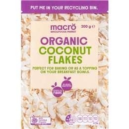 Macro Organic Coconut Flakes 200g