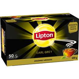 Lipton Earl Grey Tea Bags 50 pack