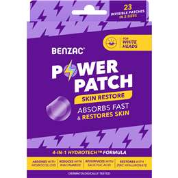 Benzac Power Patch Skin Restore Pimple Patches 23 pack