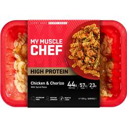 My Muscle Chef Chicken & Chorizo Spiral Pasta 370g