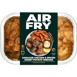 Air Fry Karaage Chicken & Spiced Sweet Potato Wedges 400g