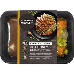 Strength Meals Co Hot Honey Chicken & Sweet Potato 350g