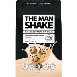 The Man Shake Choc Chip Cookie Dough Powder 560g