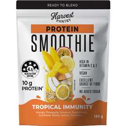 Harvest Pantry Protein Smoothie Tropical Immunity 180g