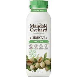 Mandole Orchard Matcha Almond Milk 325mL