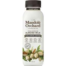 Mandole Orchard Cold Brew Coffee Almond Milk 325mL
