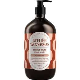 Atelier Woodsman Burnt Rose Exfoliating Hand Wash 400mL