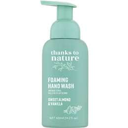Thanks To Nature Antibacterial Foaming Hand Wash Sweet Almond & Vanilla 420mL