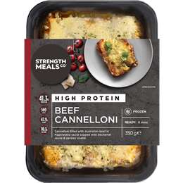 Strength Meals Co Beef Cannelloni 350g